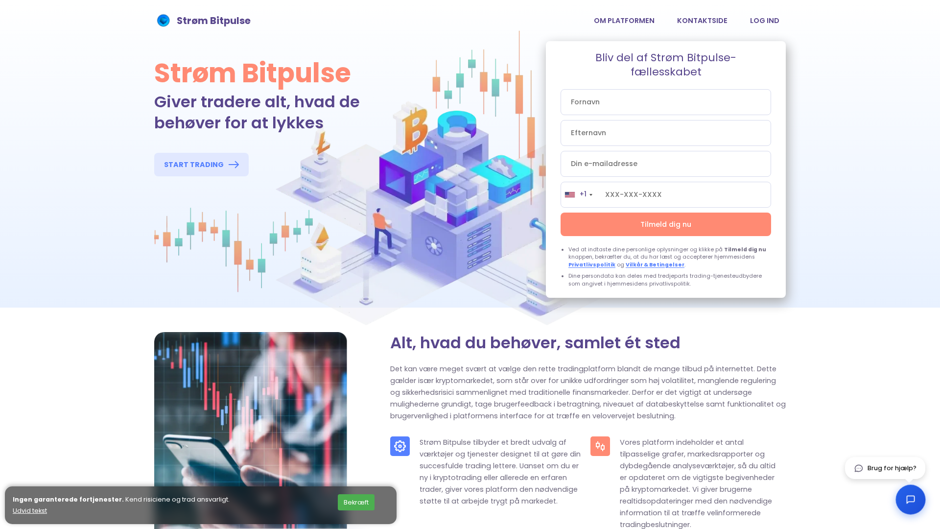 Screenshot of strombitpulseai.com