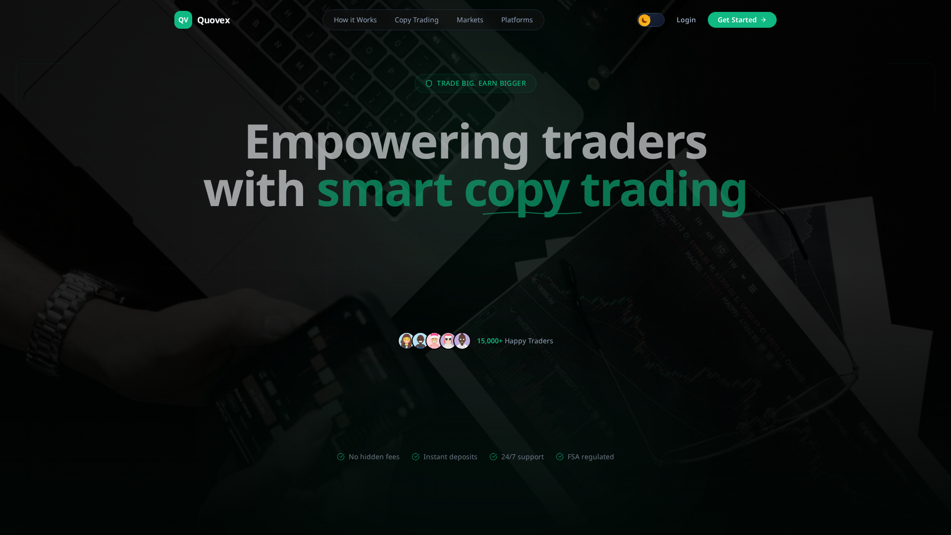 Screenshot of quovex.net