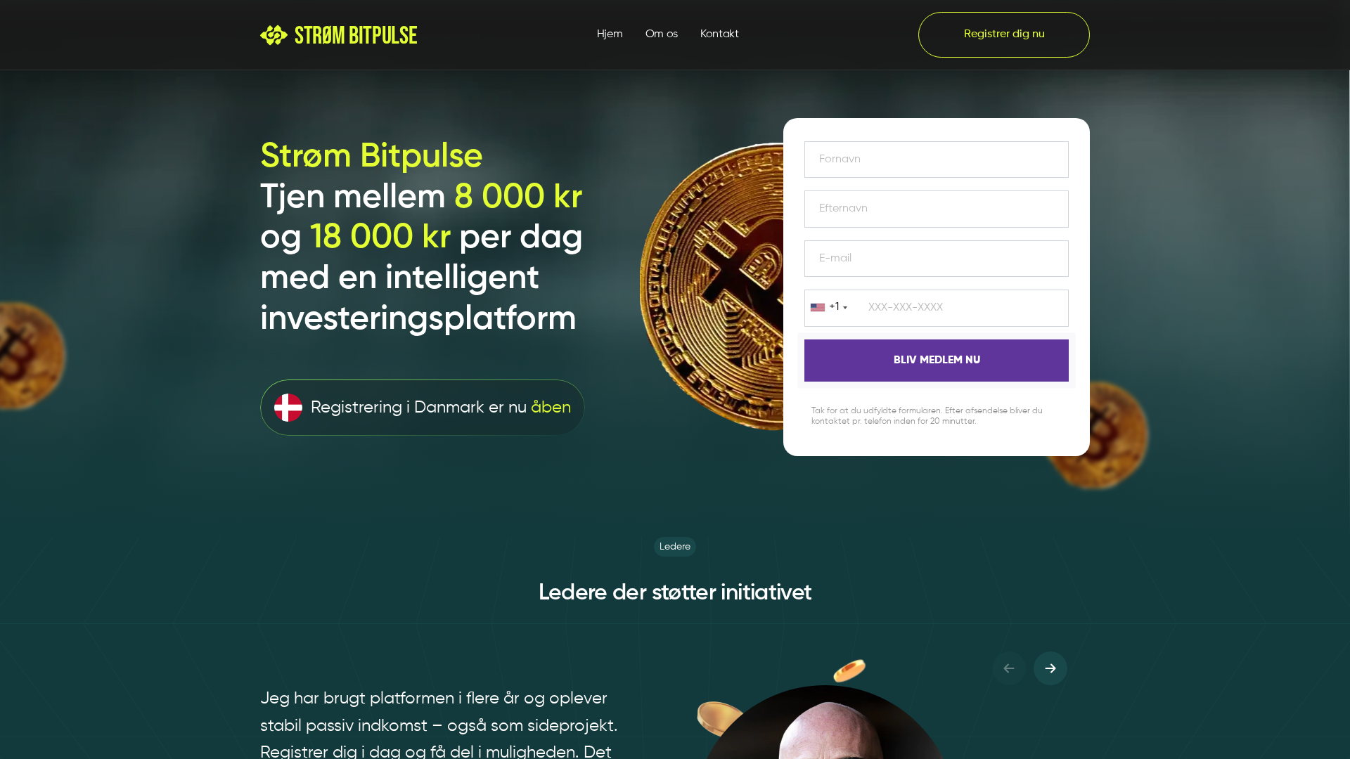 Screenshot of strombitpulse-ai.com