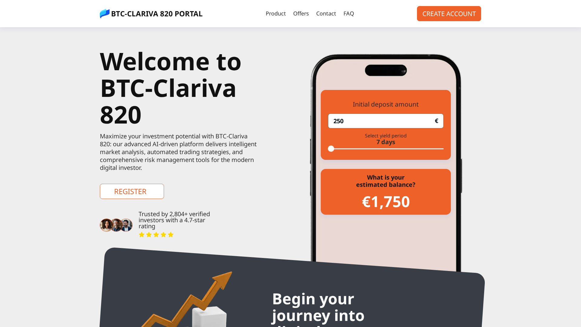 Screenshot of btc-clariva820-official.com