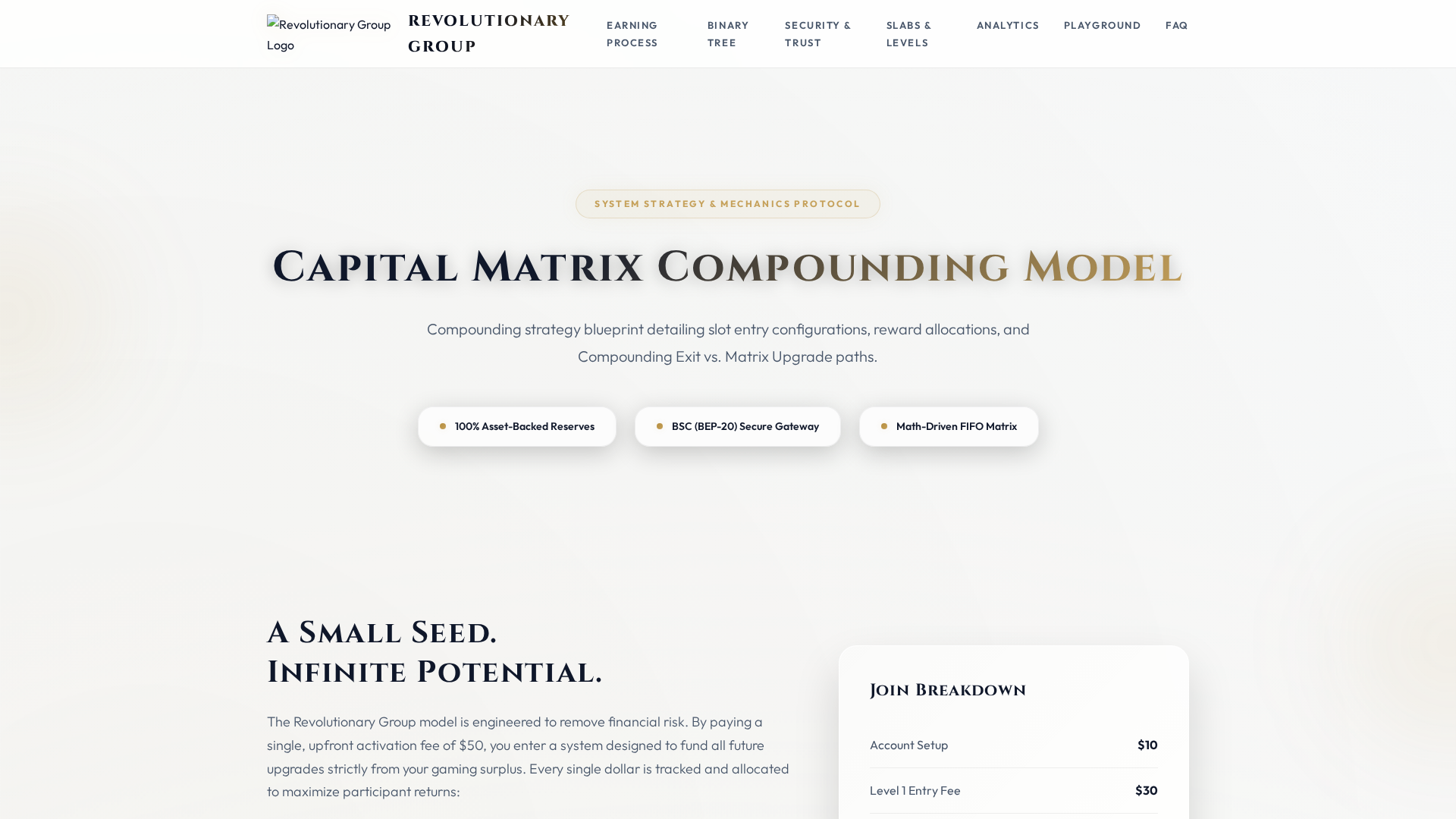 Screenshot of revolutionary-group.com