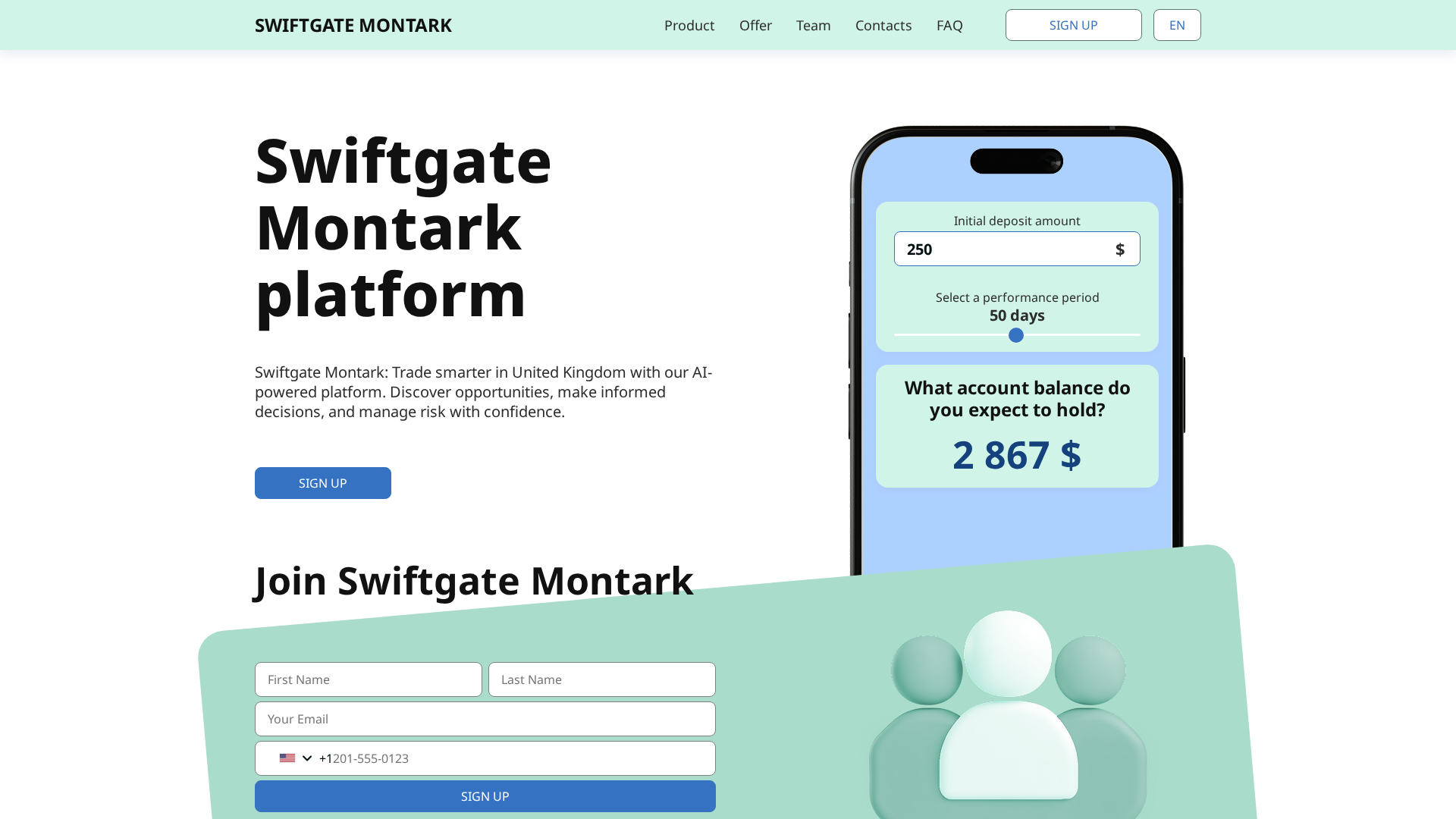 Screenshot of swiftgate-montark.com