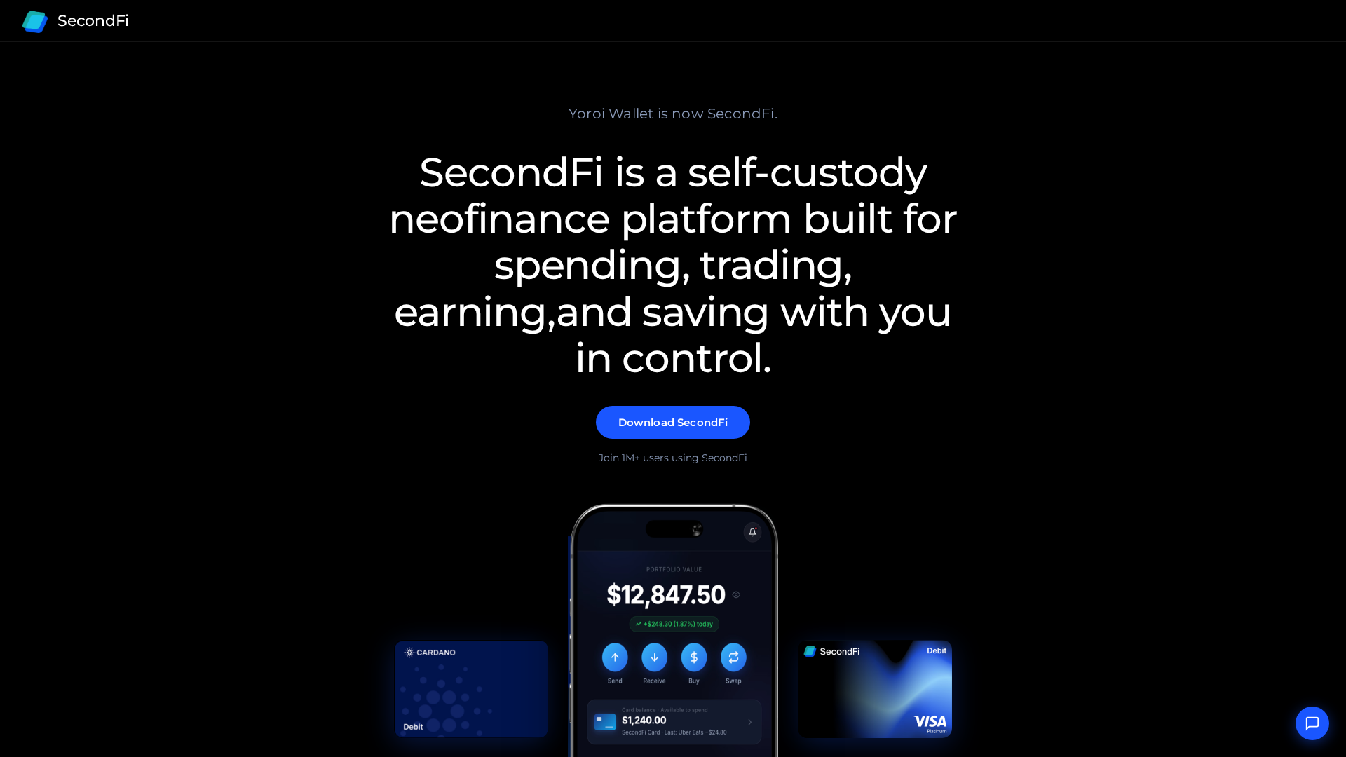 Screenshot of secondfinode.com