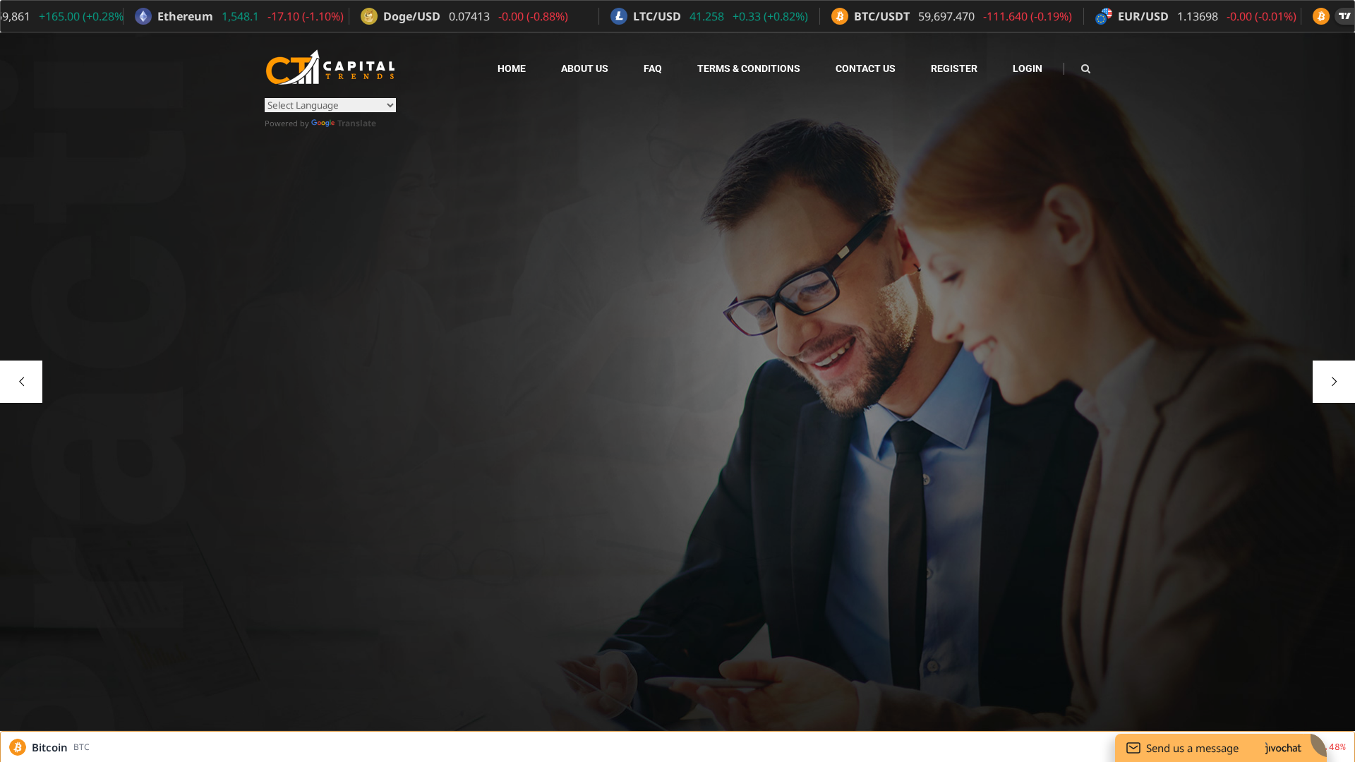 Screenshot of capitaltrend.ltd