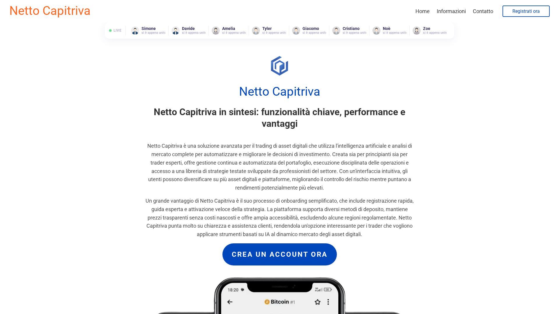 Screenshot of nettocapitriva-ai.com