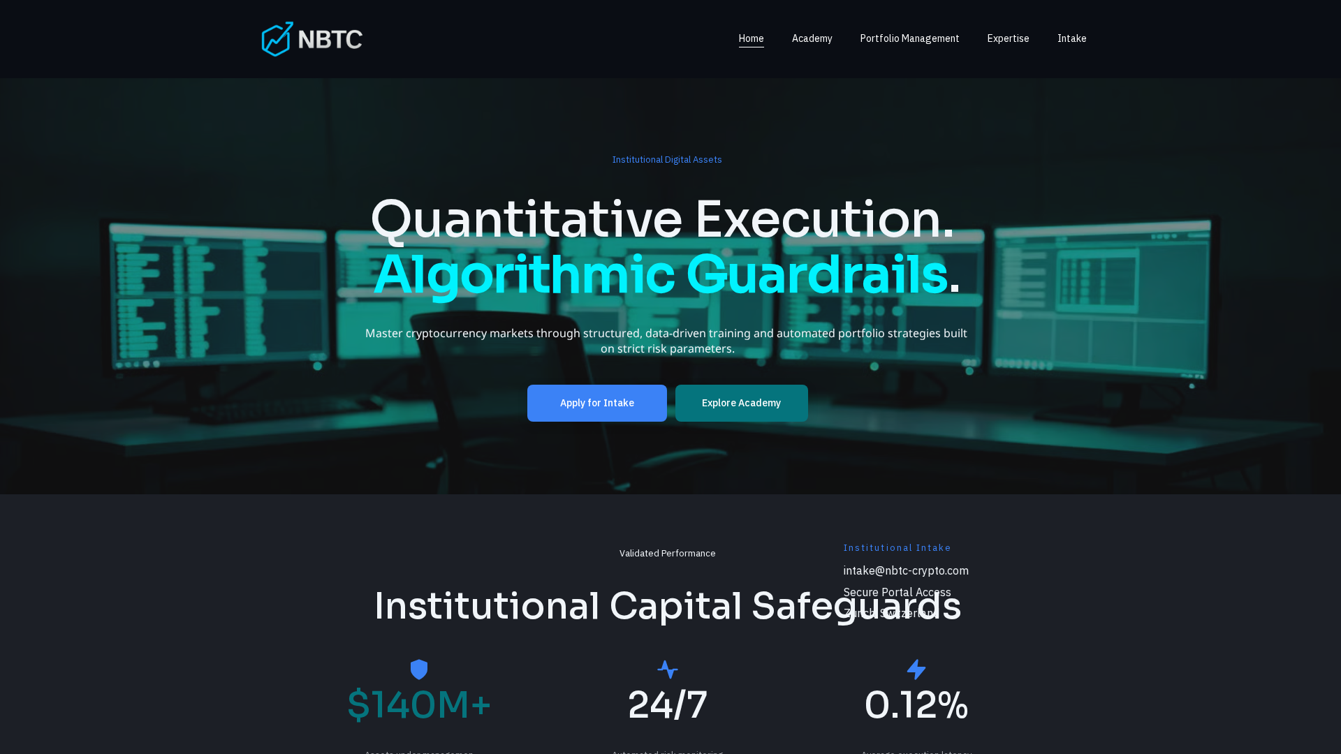 Screenshot of nbtccrypto.in