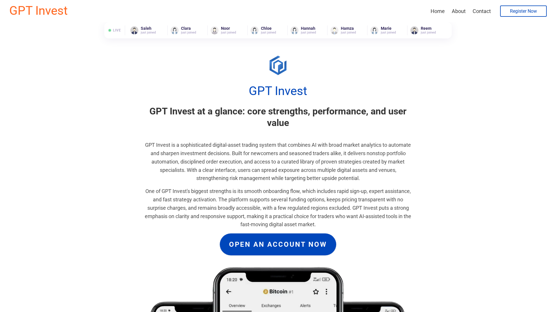 Screenshot of gptinvestsa.com