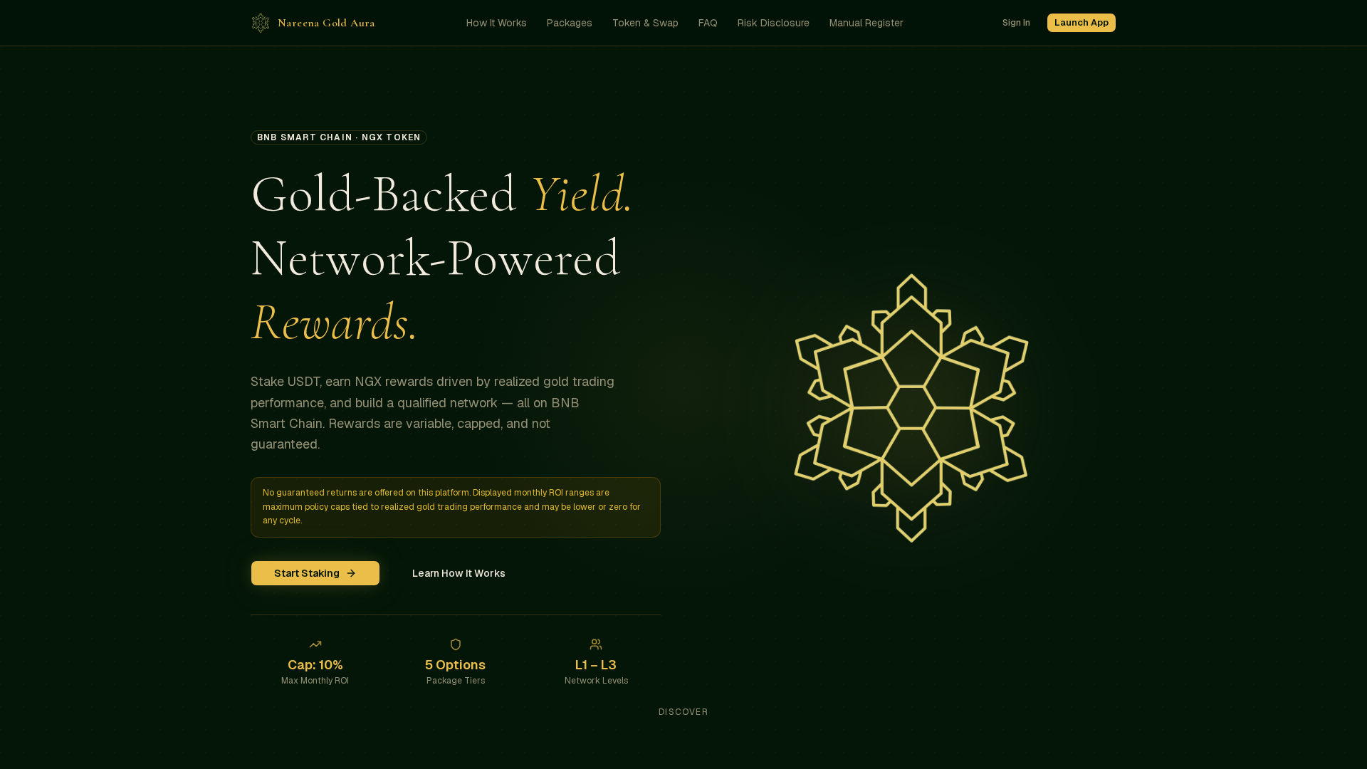 Screenshot of ngxgold.com