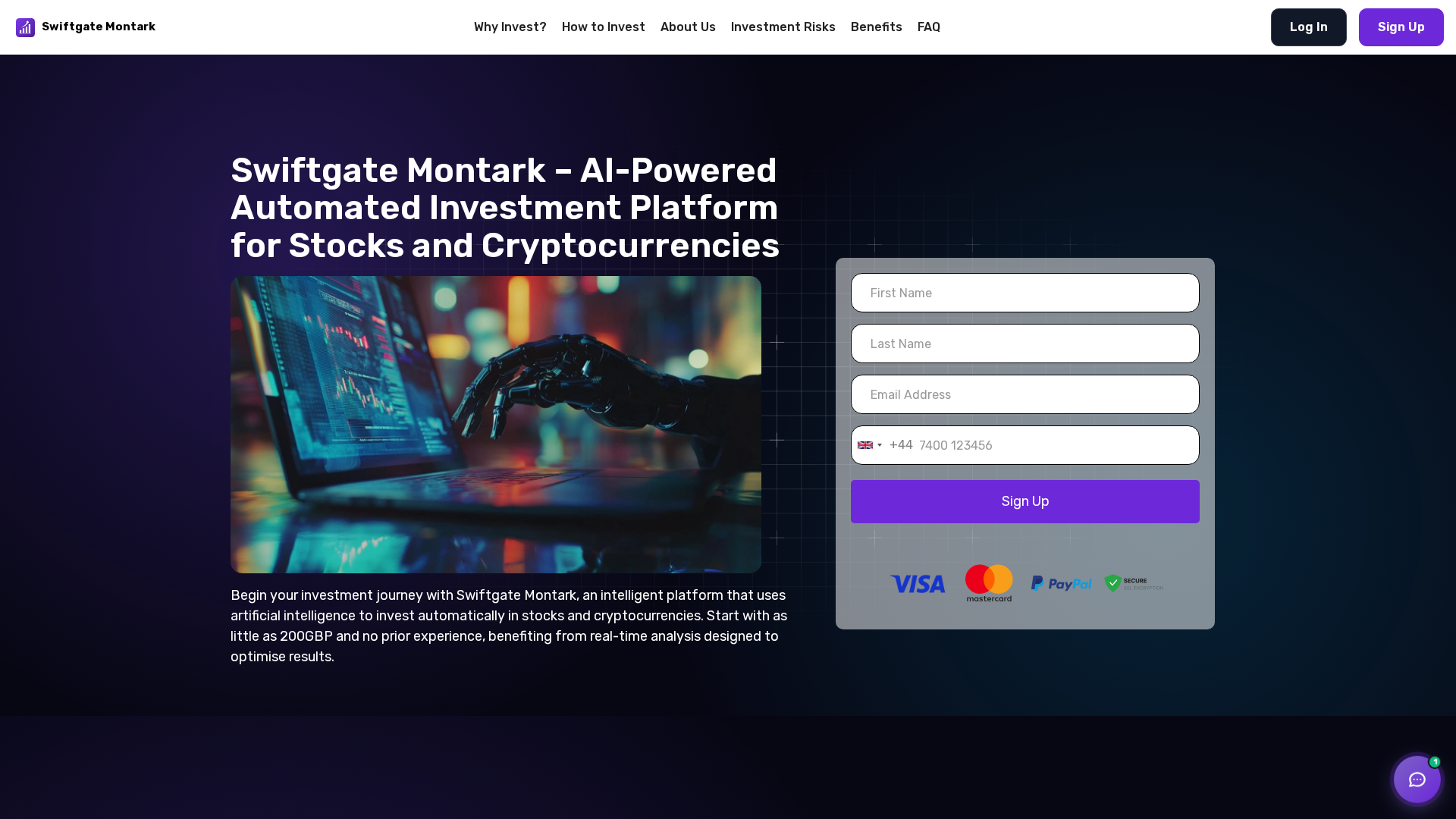 Screenshot of swiftgatemontark.cfd