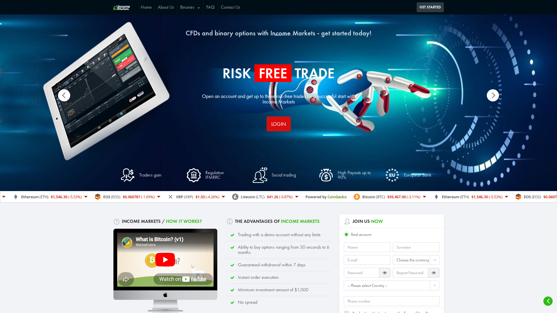 Screenshot of incomemarkets.pro