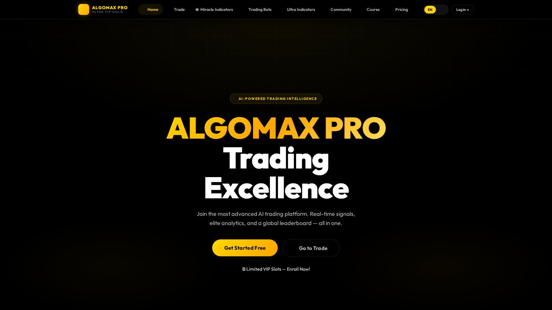 Screenshot of divinealgotrading.online