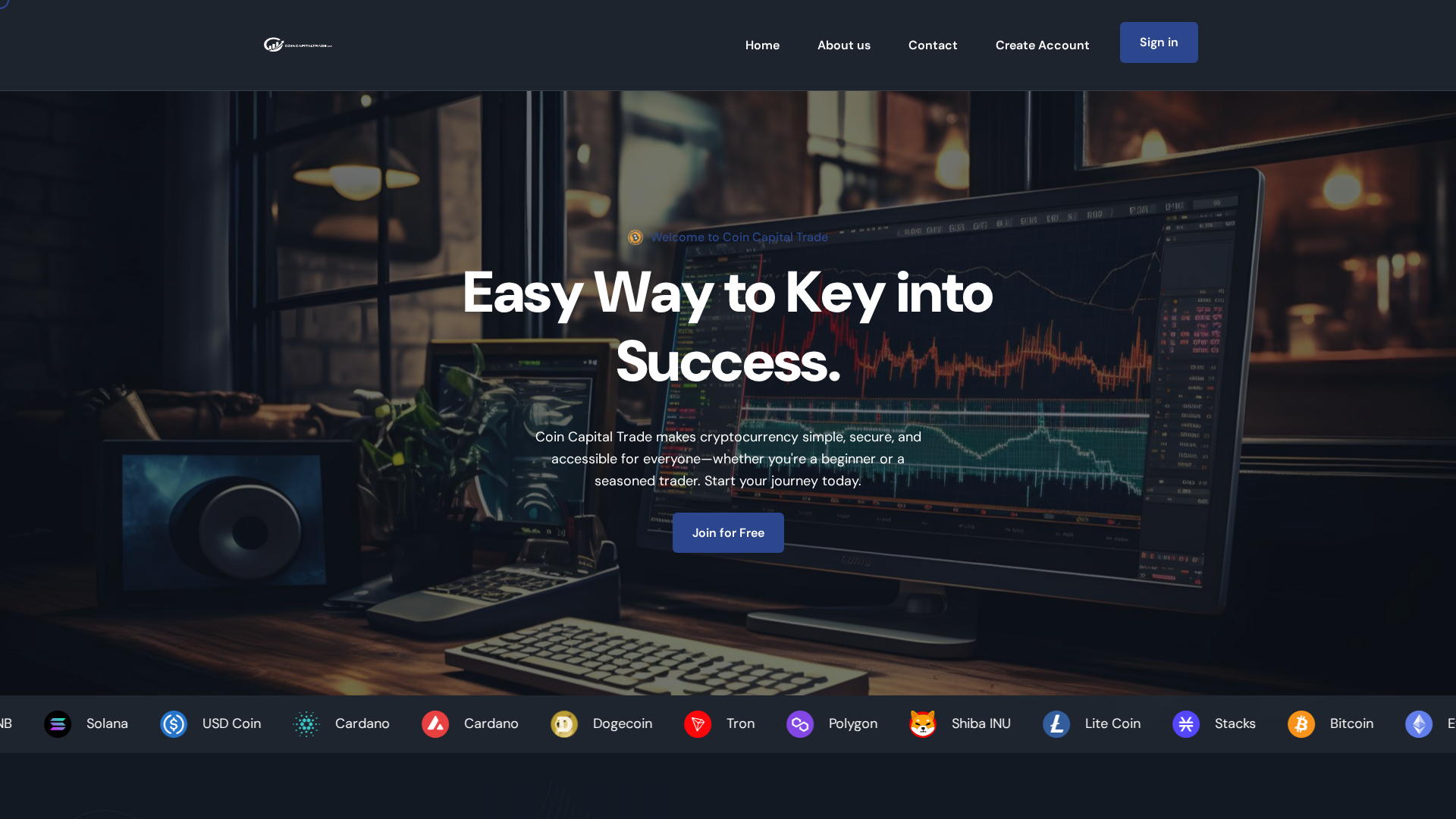 Screenshot of coincapitaltrade.org
