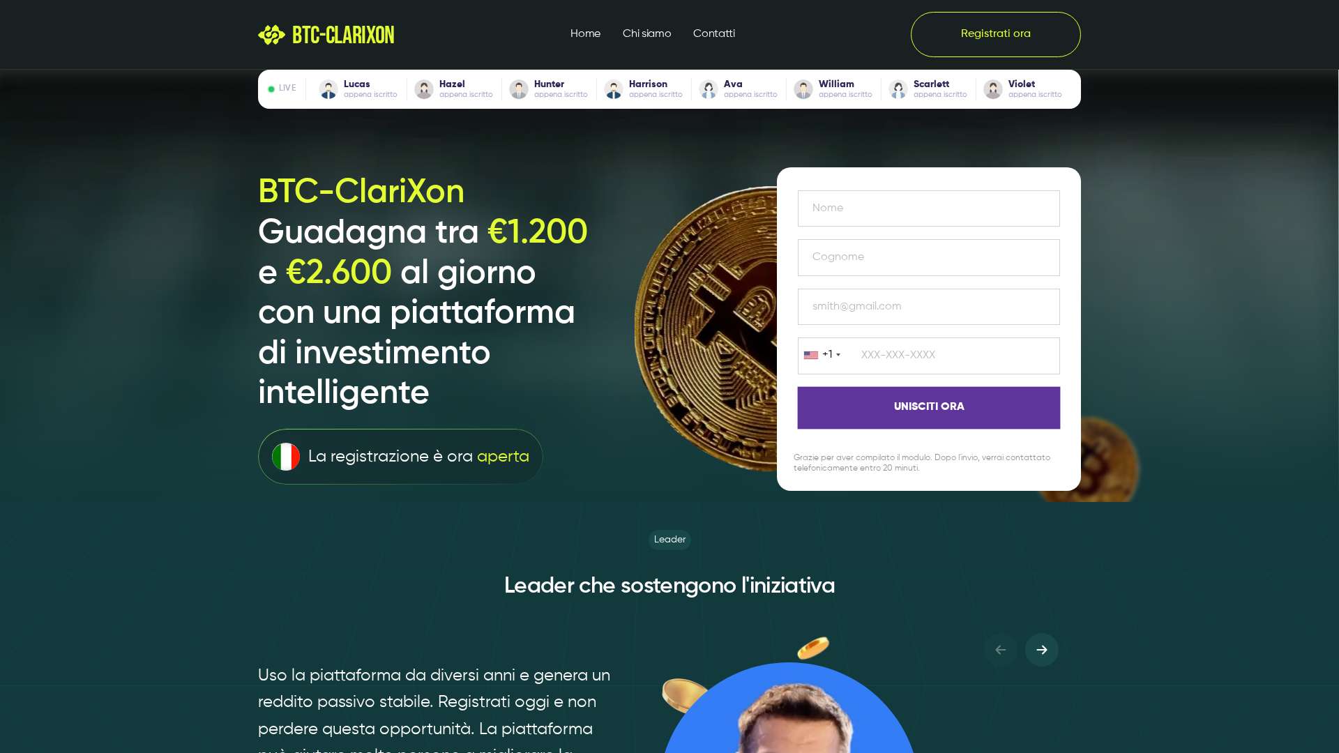 Screenshot of btc-clarixon.com