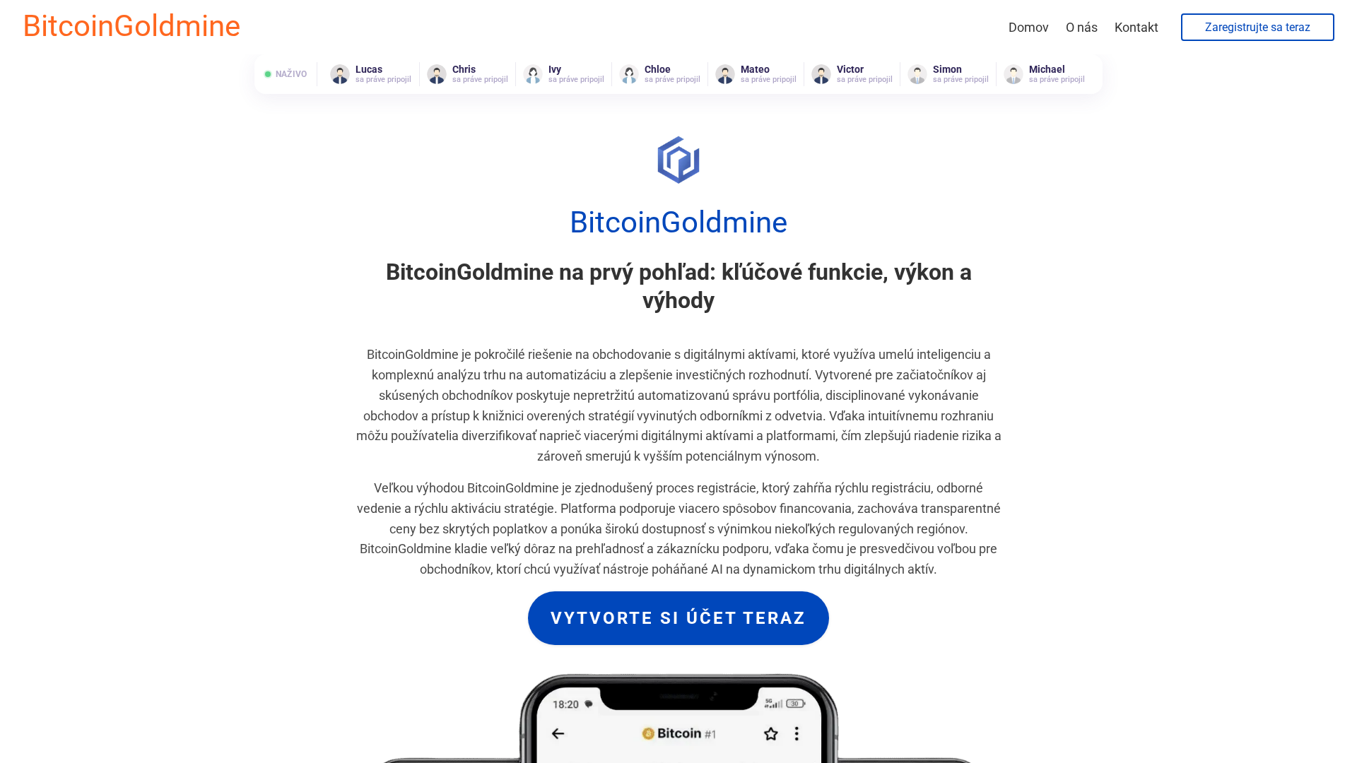 Screenshot of bitcoingoldmine-bot.com