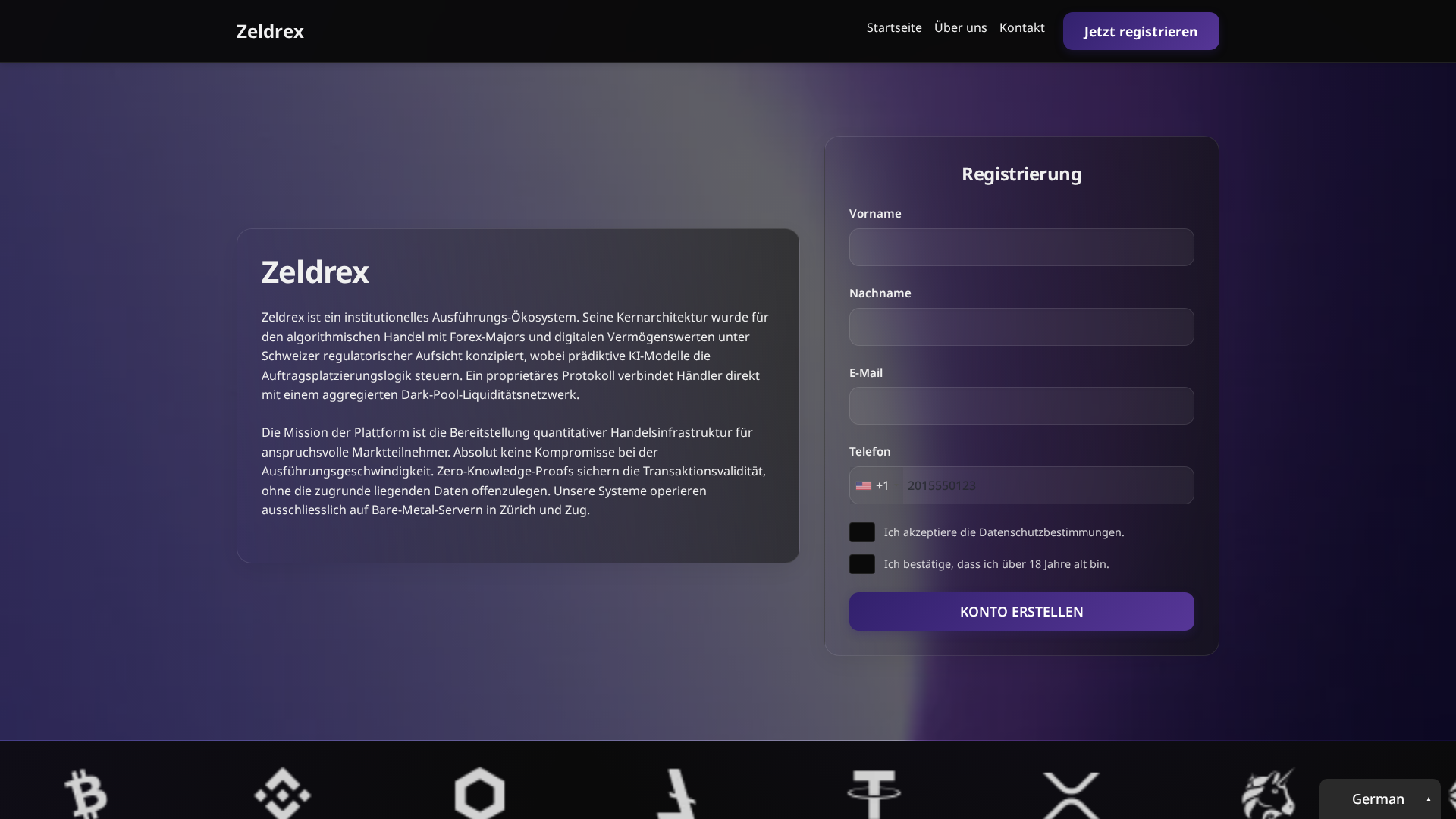 Screenshot of zeldrex.site