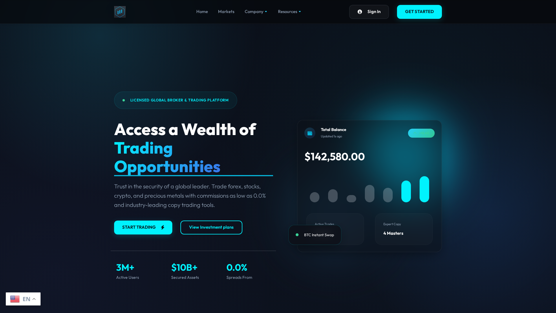 Screenshot of nexoriamarkets.com
