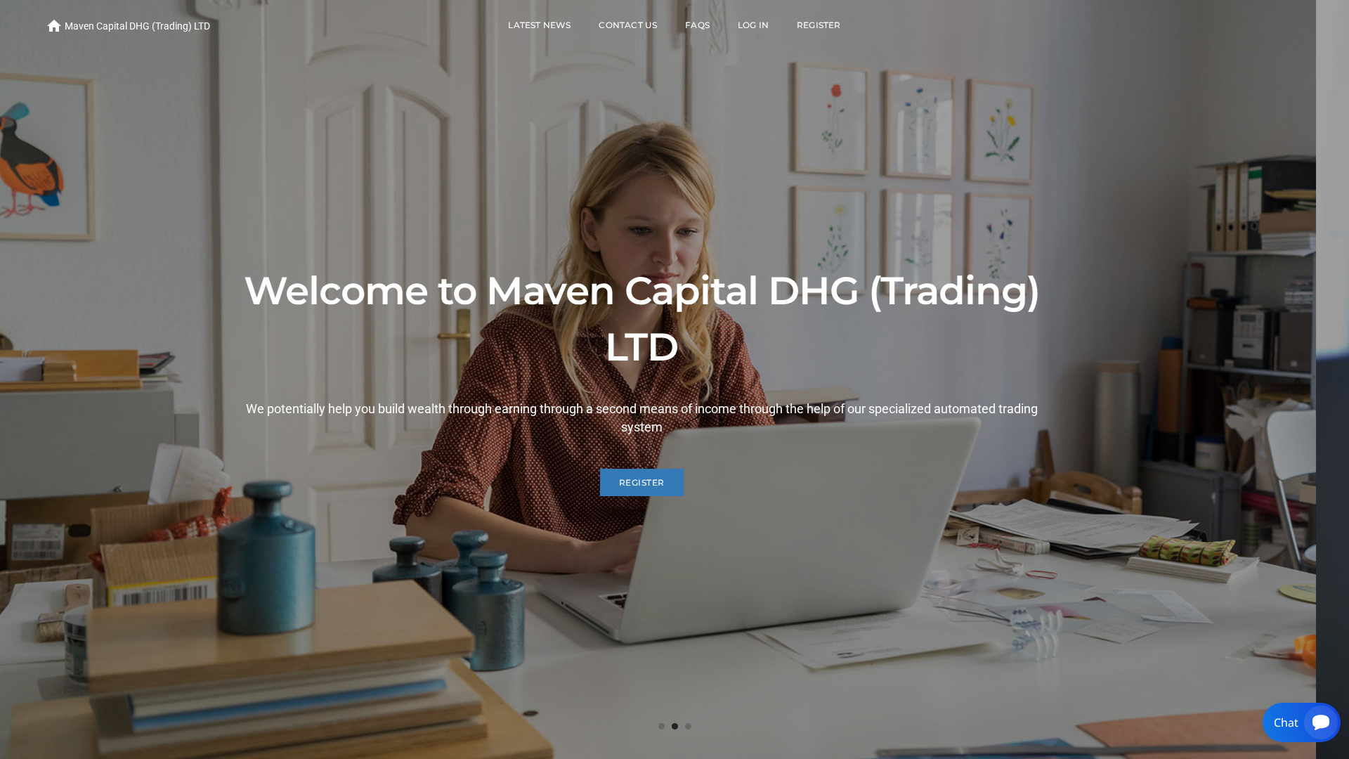 Screenshot of mavencaptdhgtrlt.com