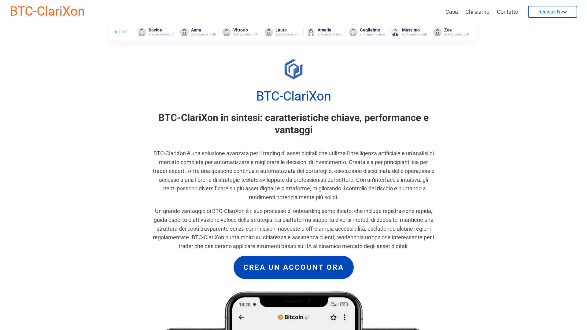 Screenshot of btc-clarixon-ai.com
