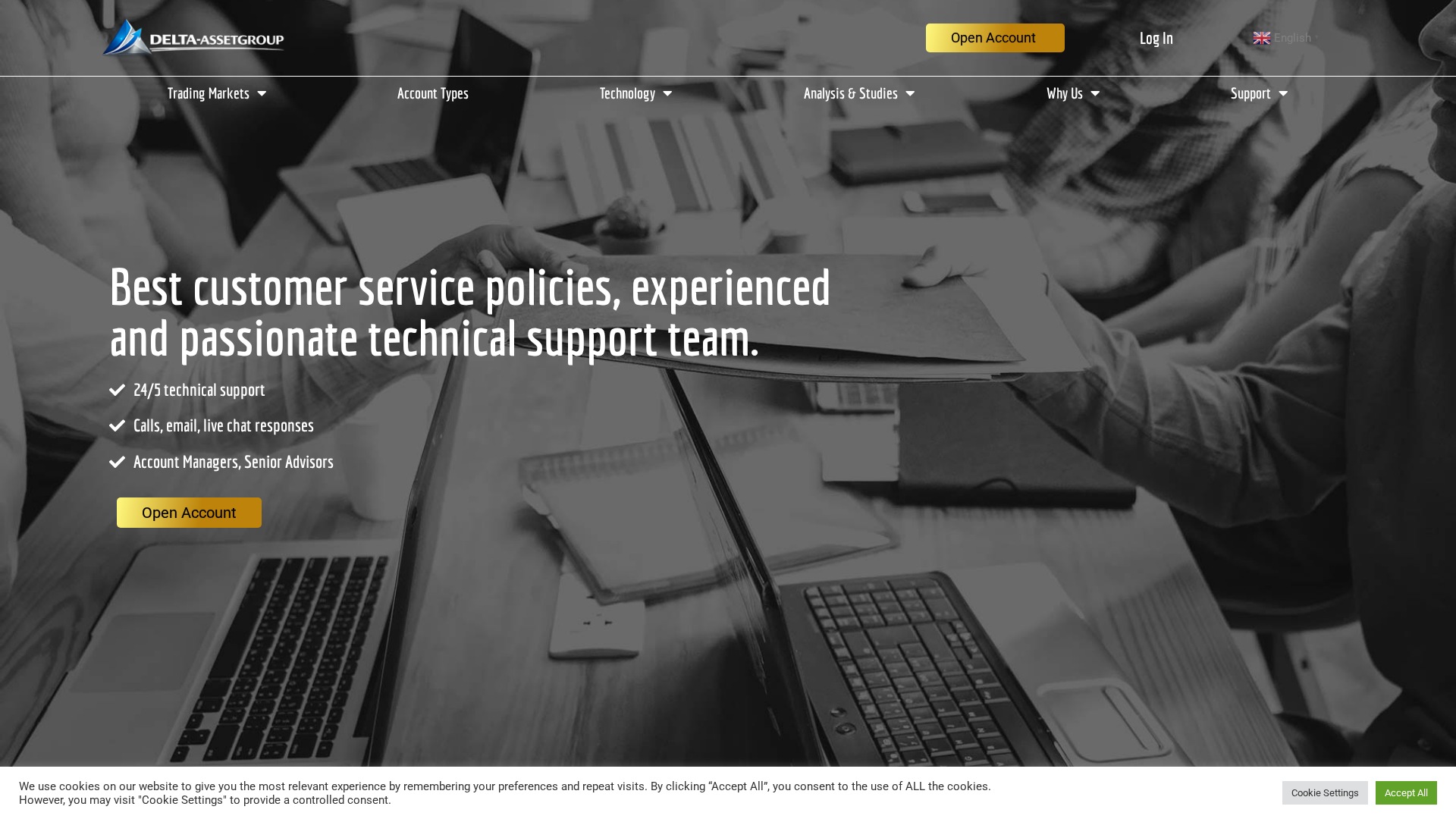 Screenshot of deltaprivatecapital.com
