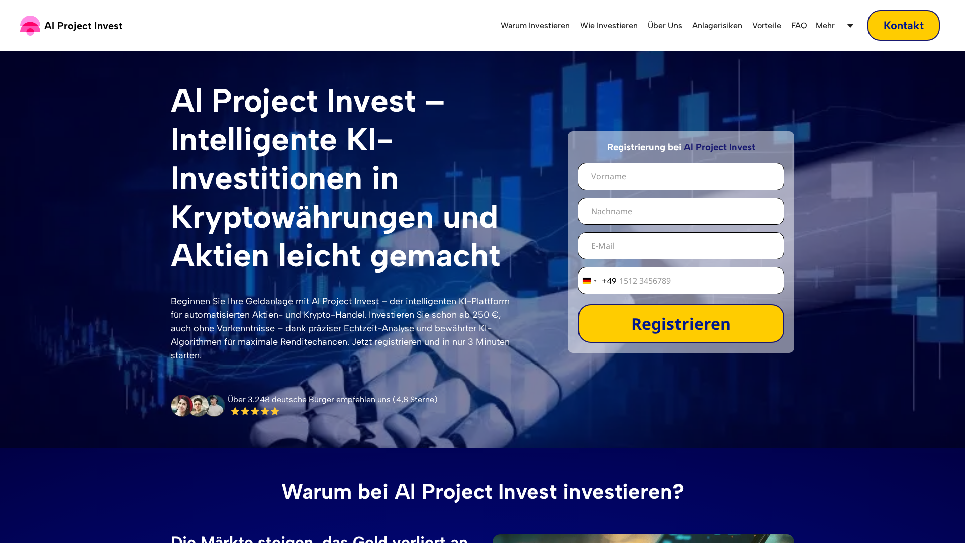 Screenshot of aiproject-invest.com