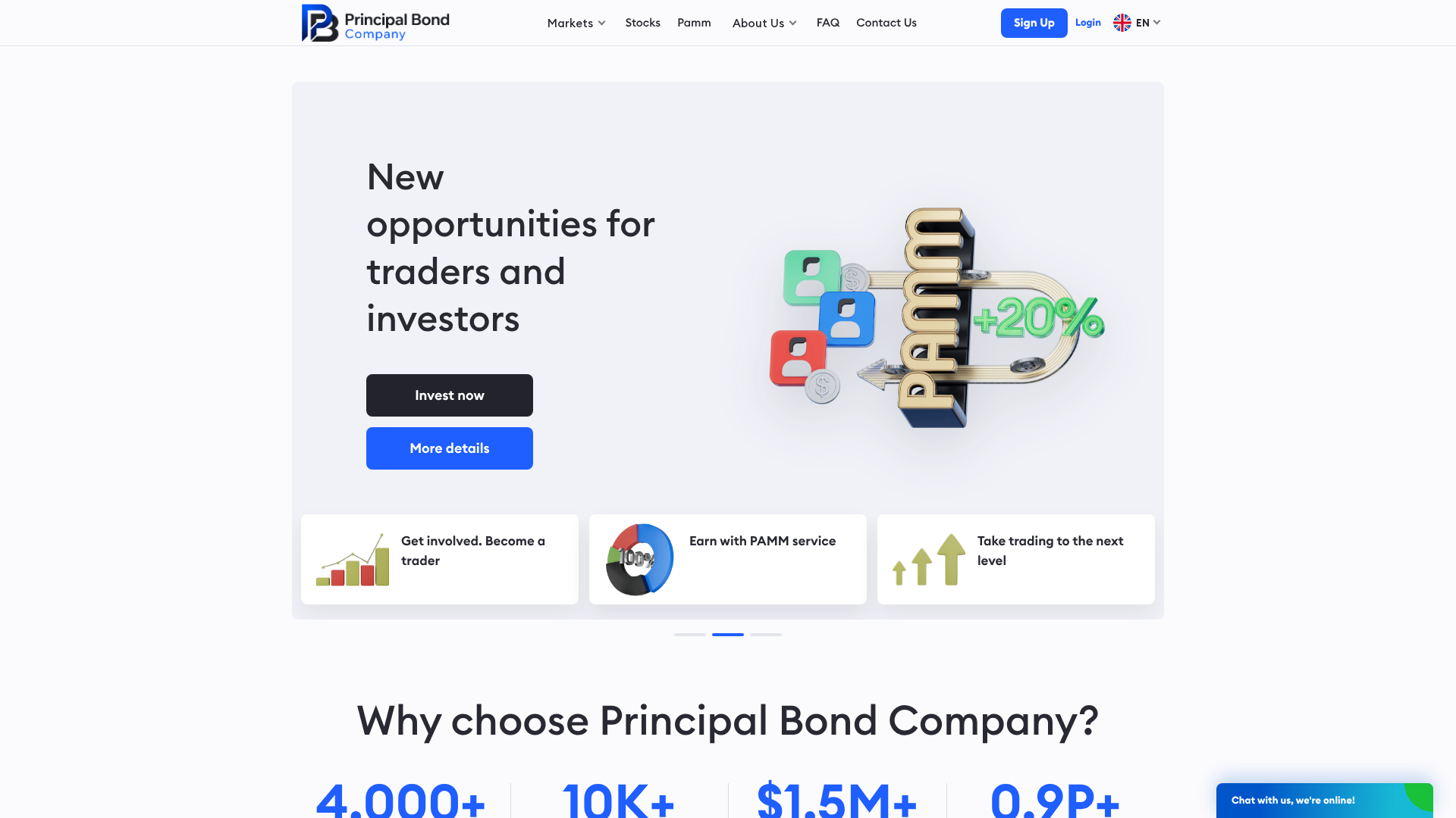 Screenshot of principalbondcompany.net