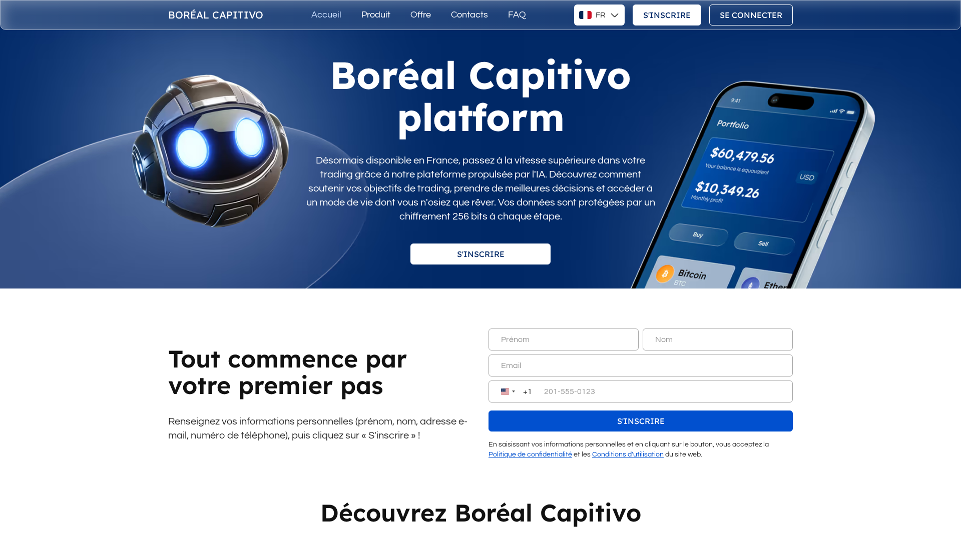 Screenshot of borealcapitivo.com