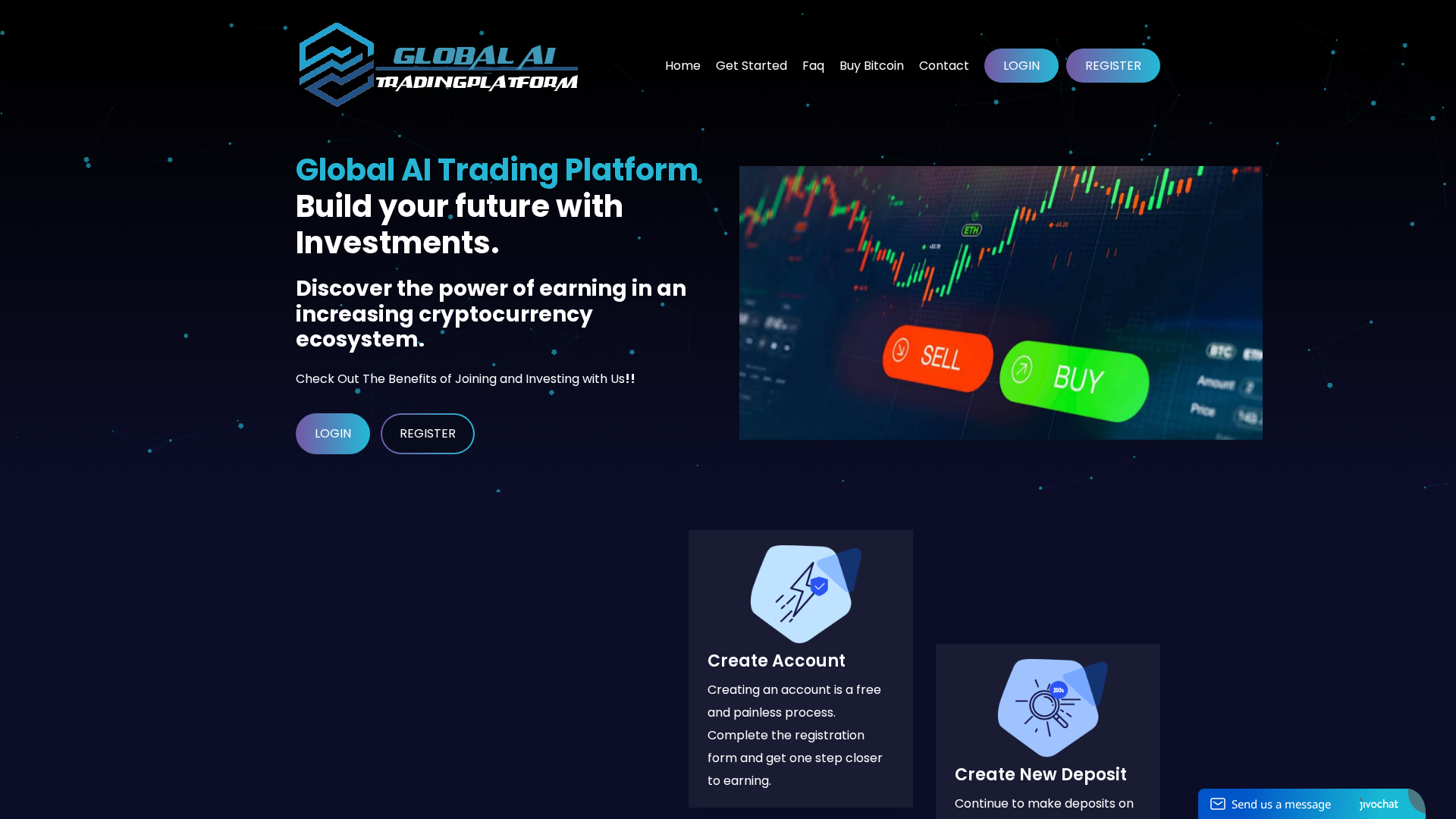 Screenshot of globalaitradingplatform.com