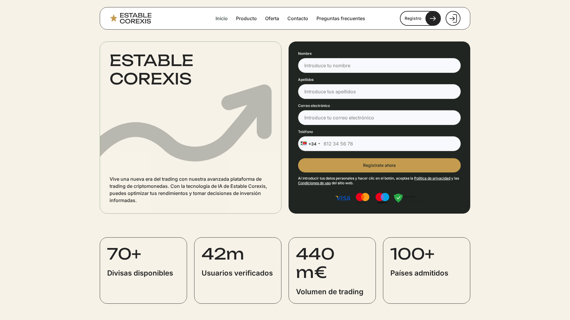 Screenshot of establecorexis-es.help