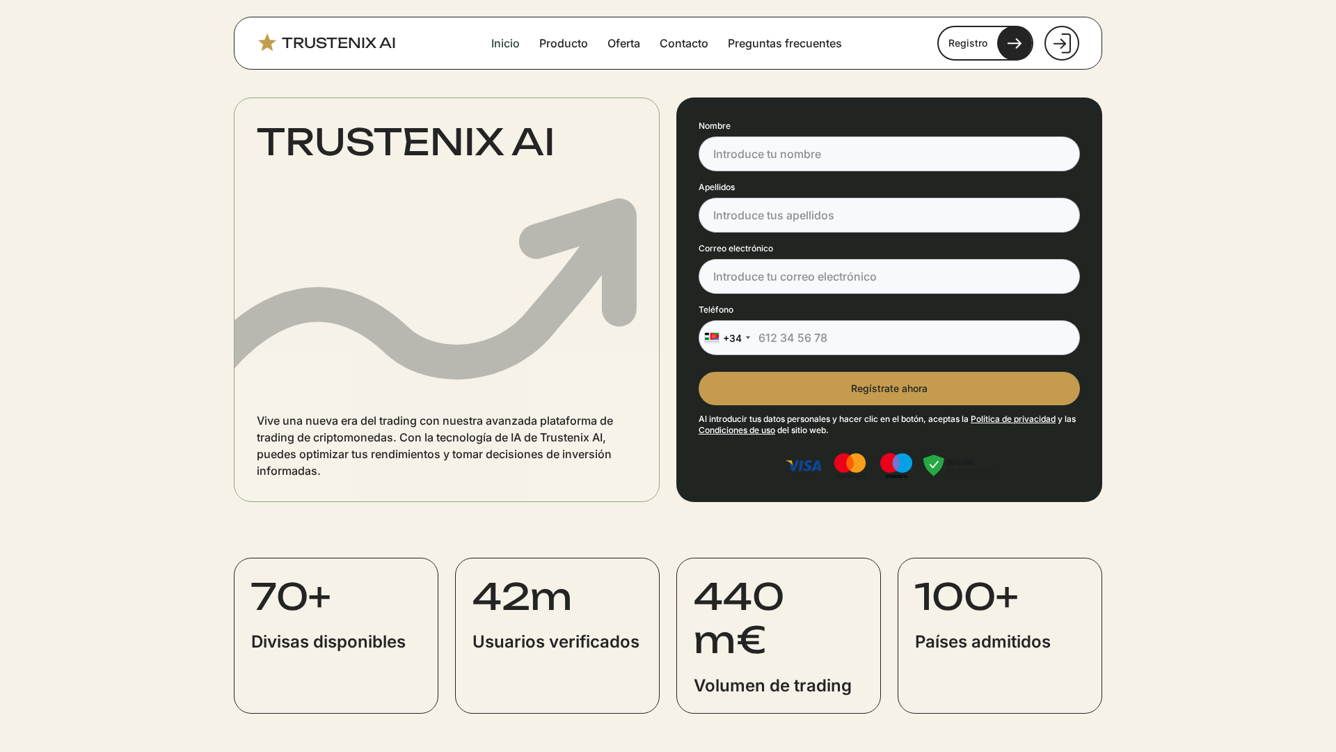 Screenshot of trustenix-ai.cfd
