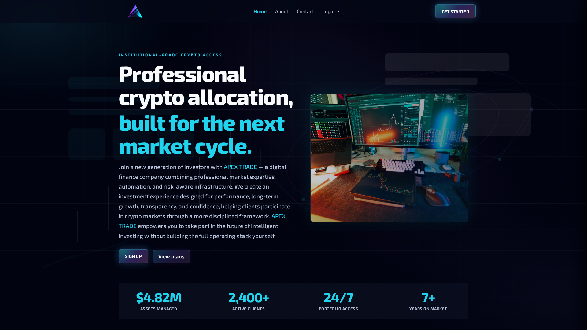 Screenshot of apexcgroup.com