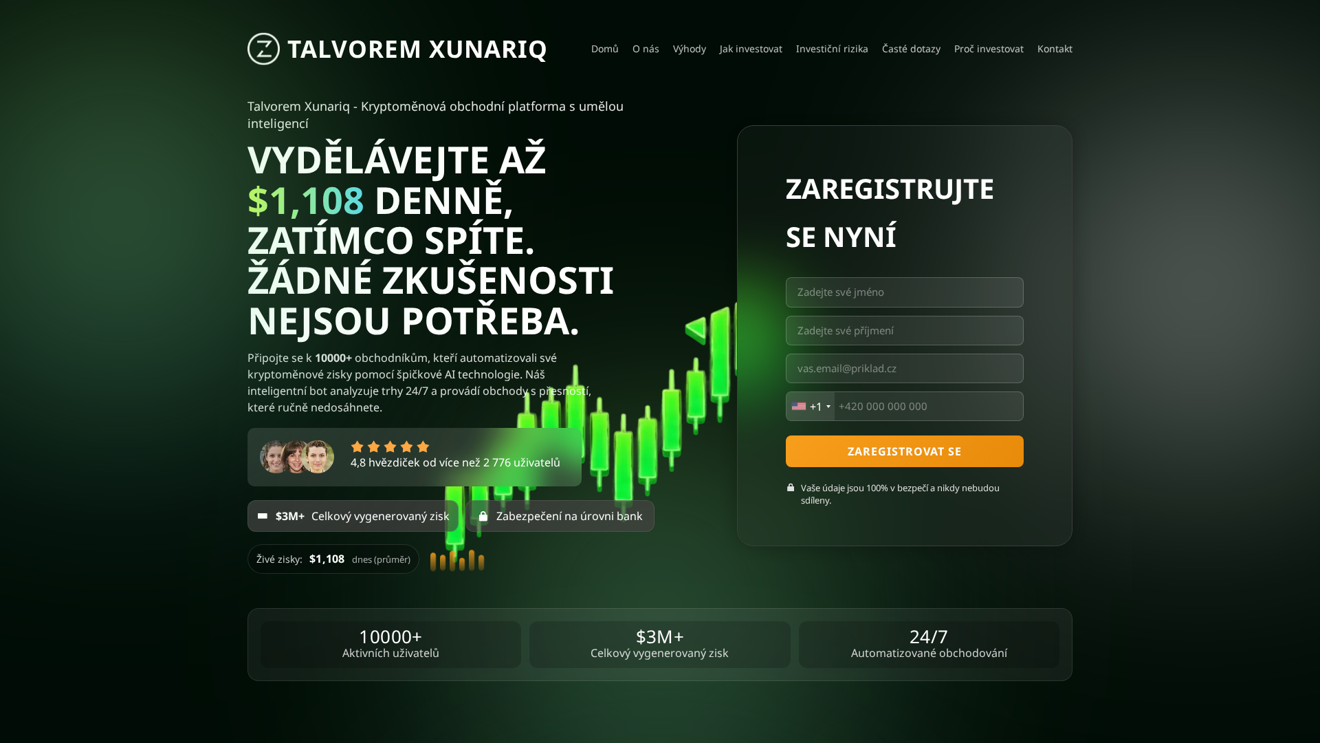 Screenshot of talvoremxunariqtrade.com