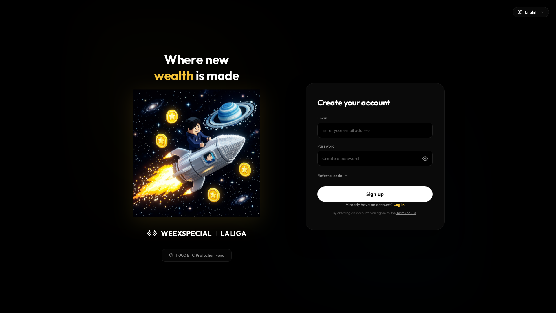 Screenshot of weexspecial.com