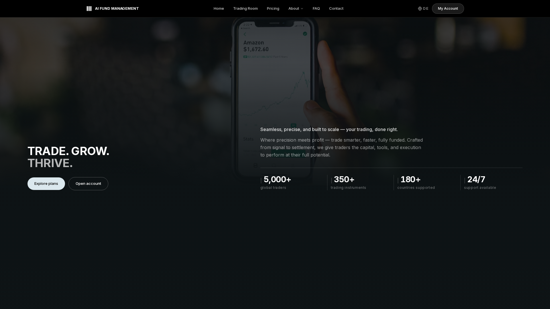Screenshot of ai-fund-management.group
