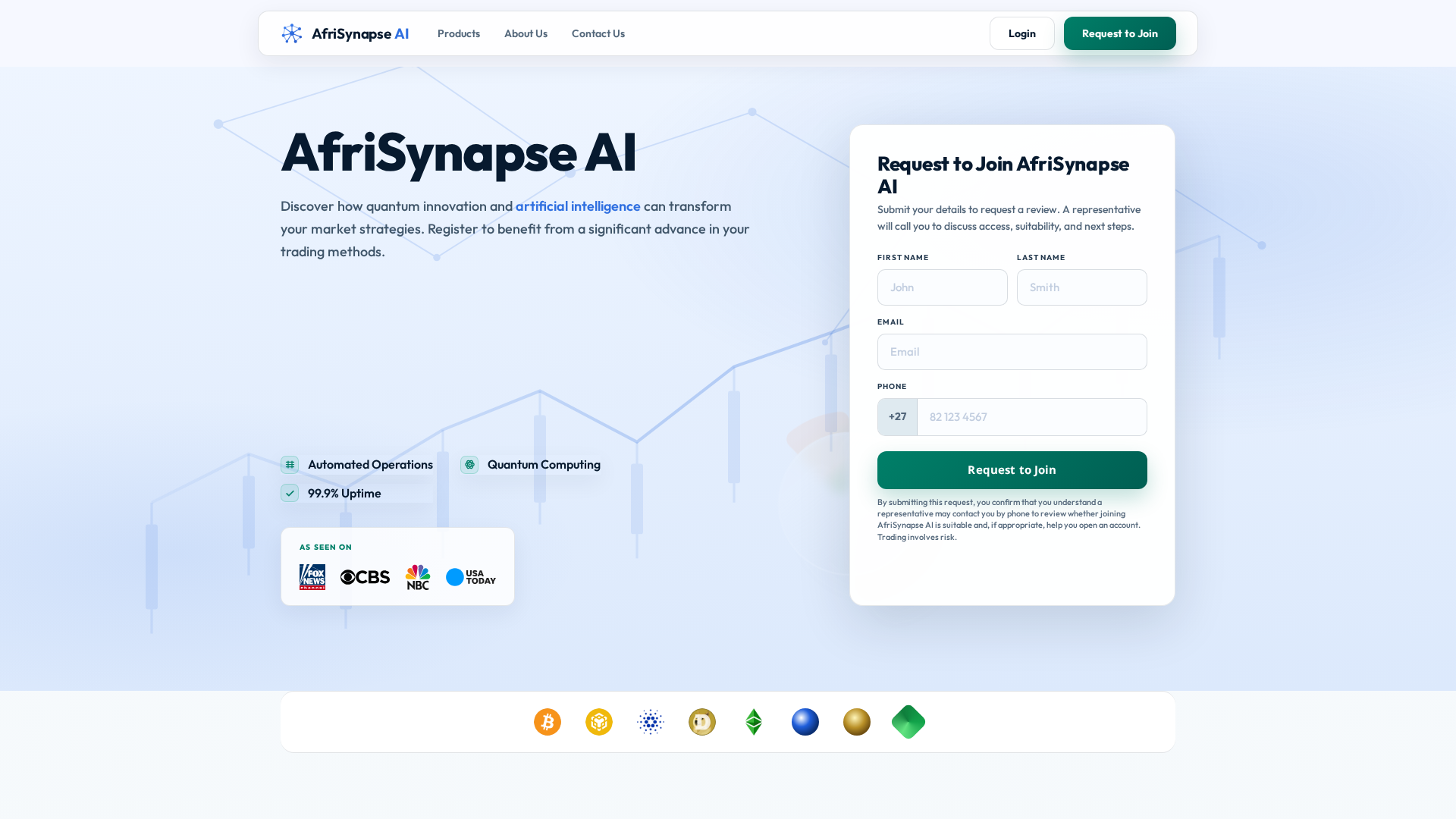 Screenshot of afrisynapse-ai.app