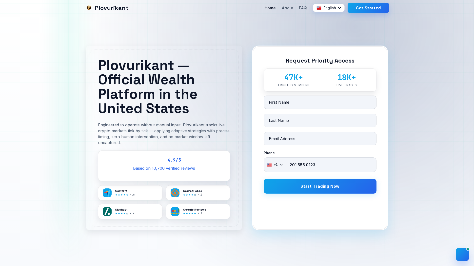 Screenshot of plovurikant.org