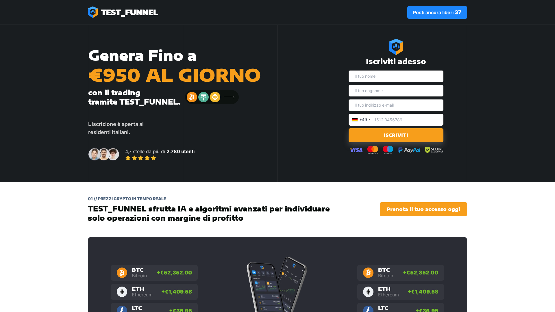 Screenshot of sapienzainvest.org