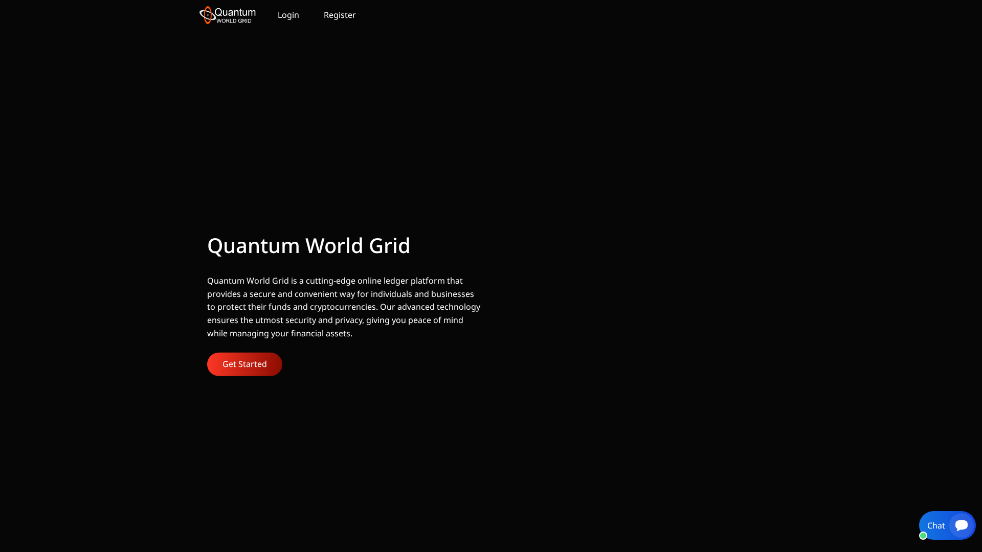 Screenshot of quantumworldgrid.online