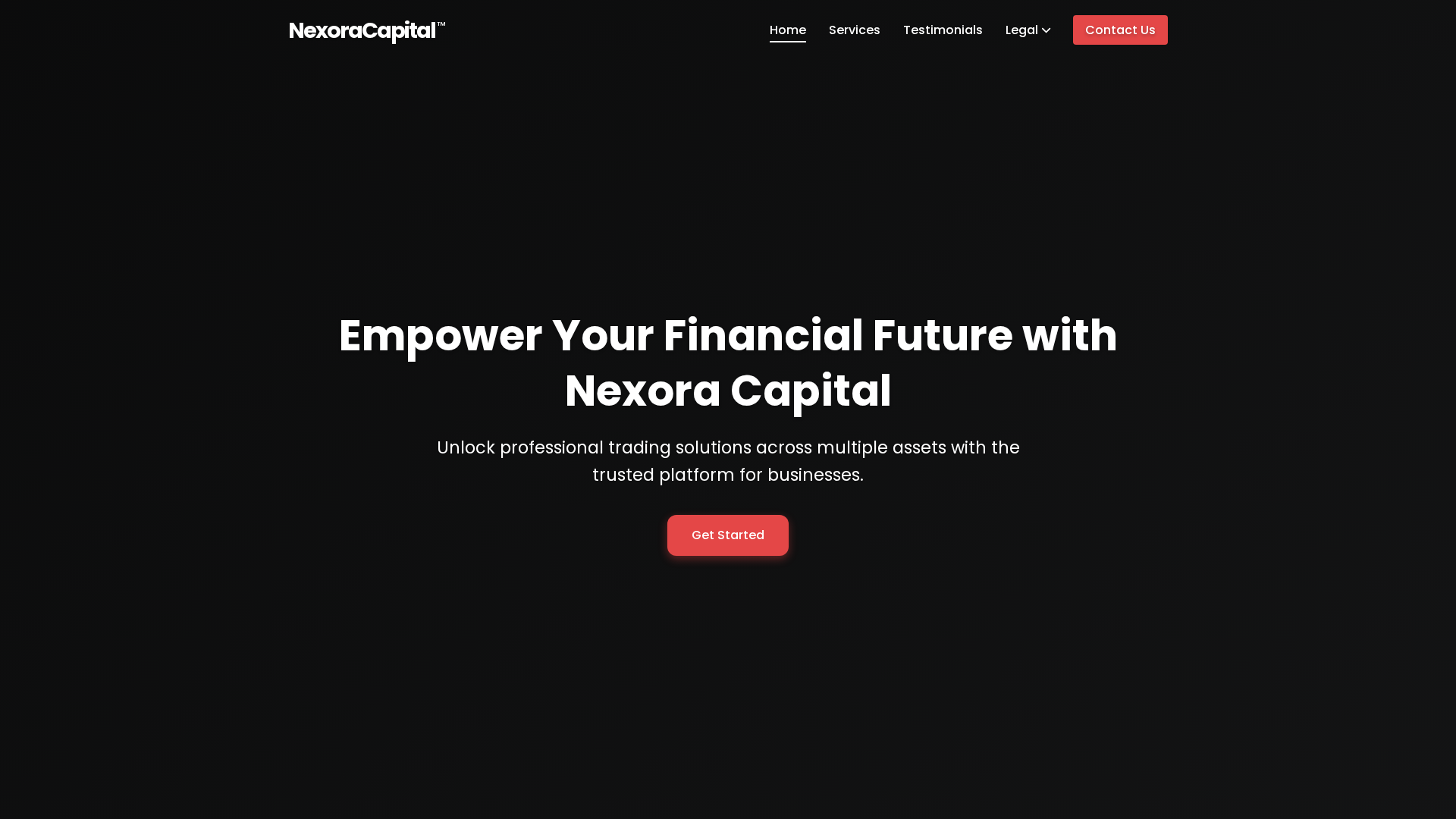Screenshot of nexora-capital-ltd.com