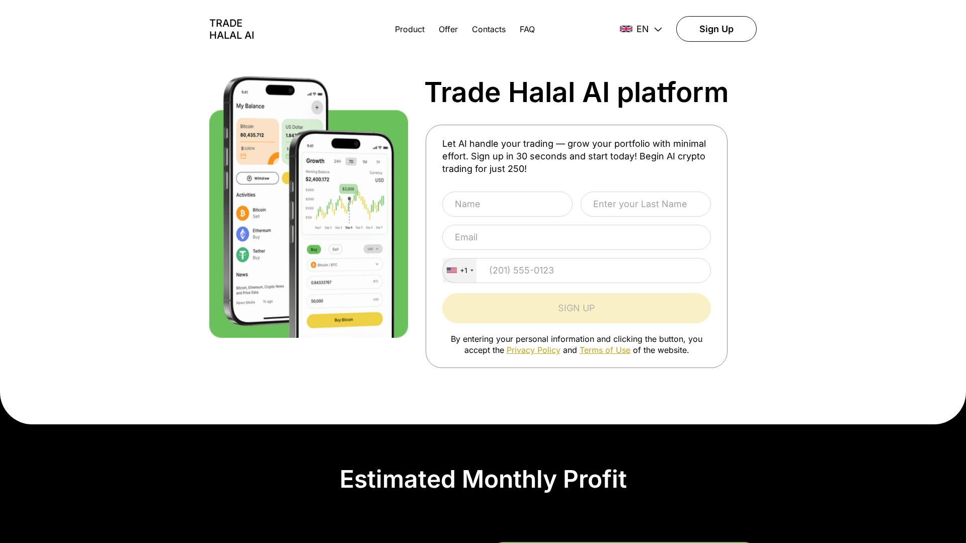 Screenshot of trade-halal.sbs