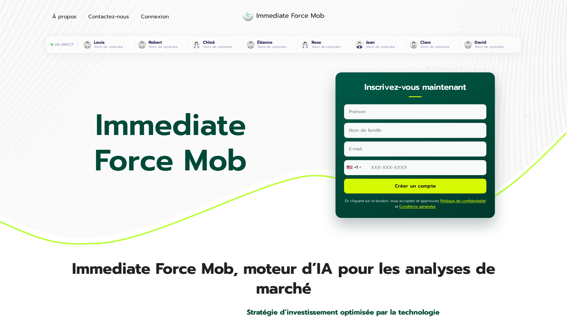 Screenshot of immediateforcemob-ai.com