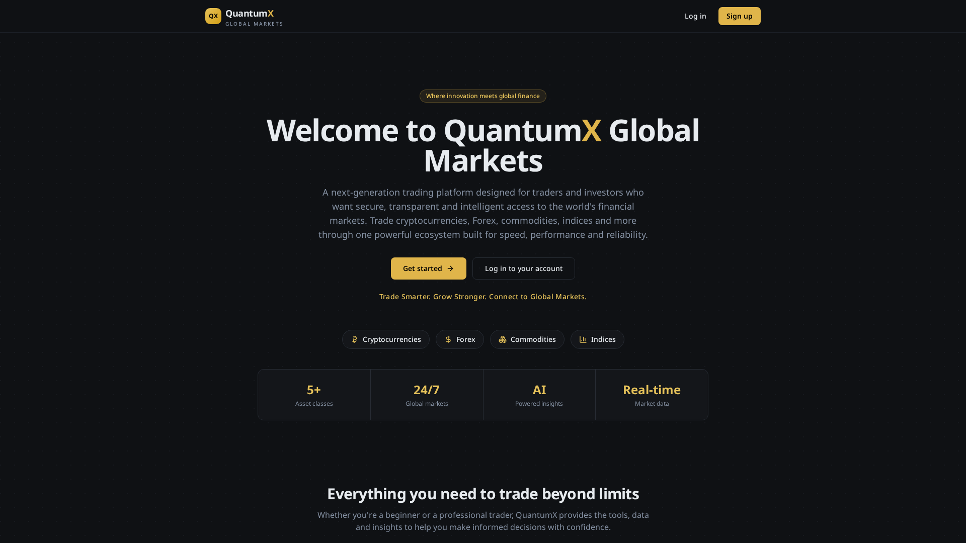 Screenshot of quantumxglobal.online