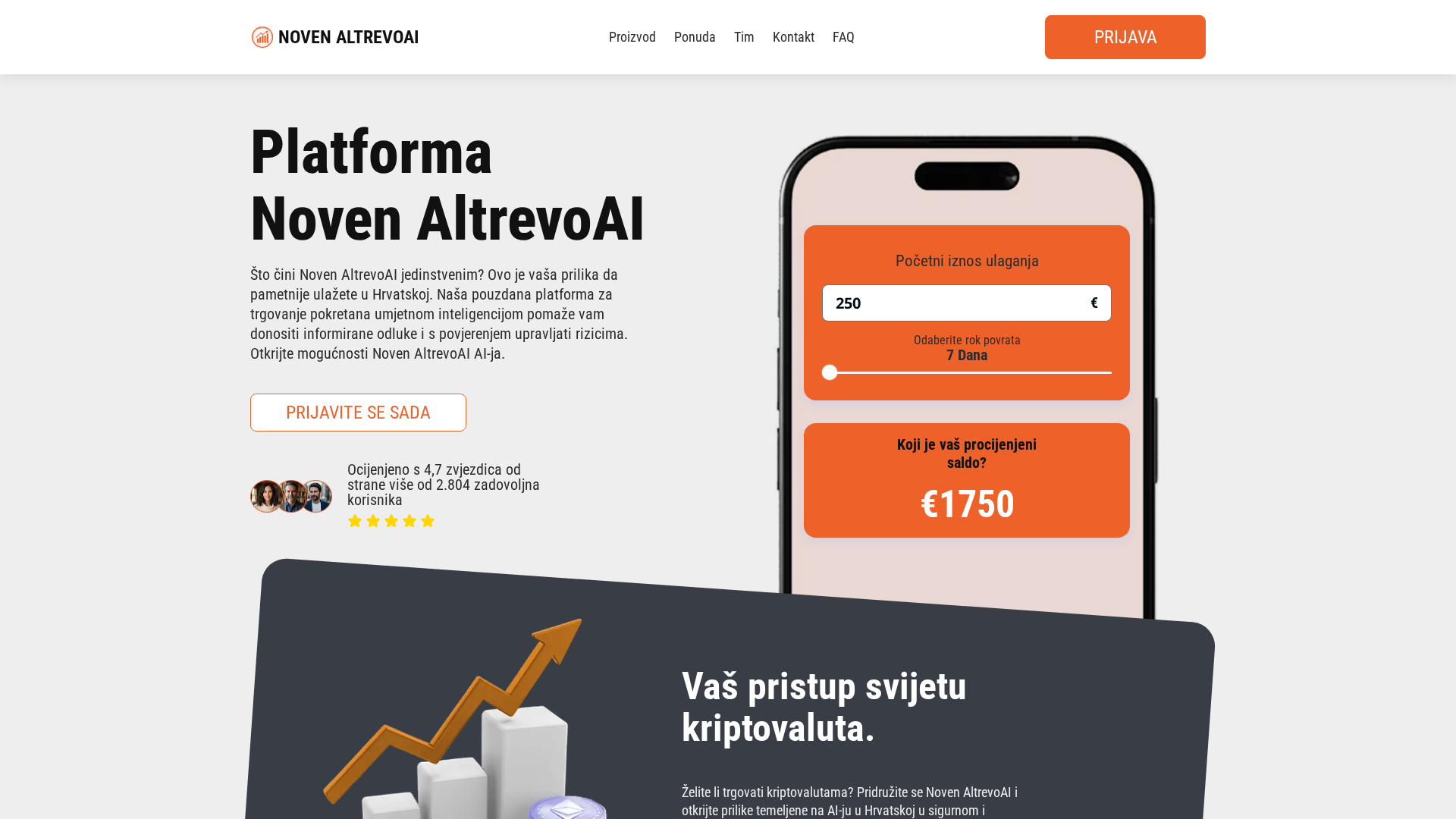 Screenshot of novenaltrevo-ai.com