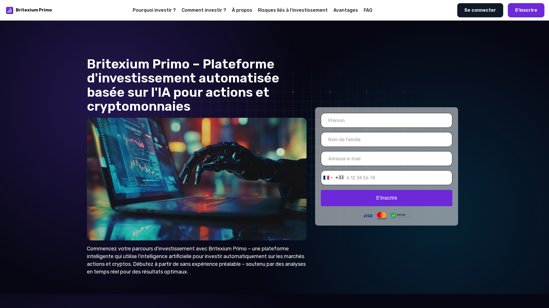 Screenshot of britexium-primo.com
