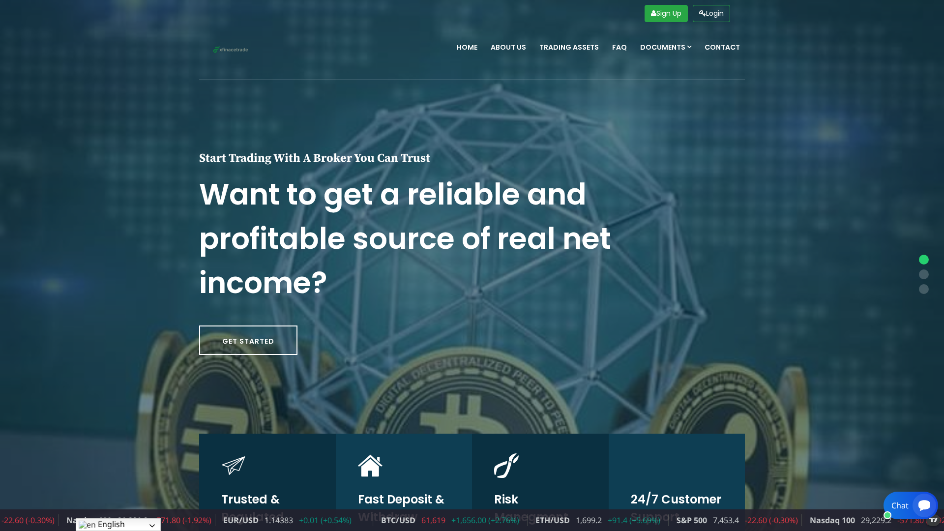Screenshot of fxwealthmarket.com
