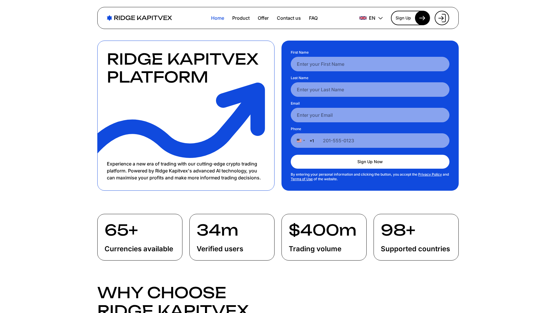 Screenshot of ridgekapitvex.com