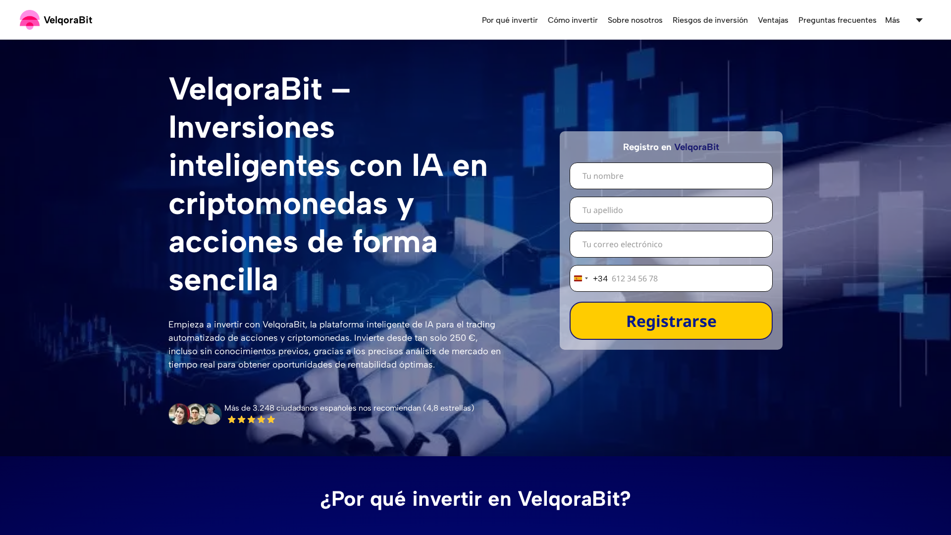 Screenshot of velqora-bitai.com