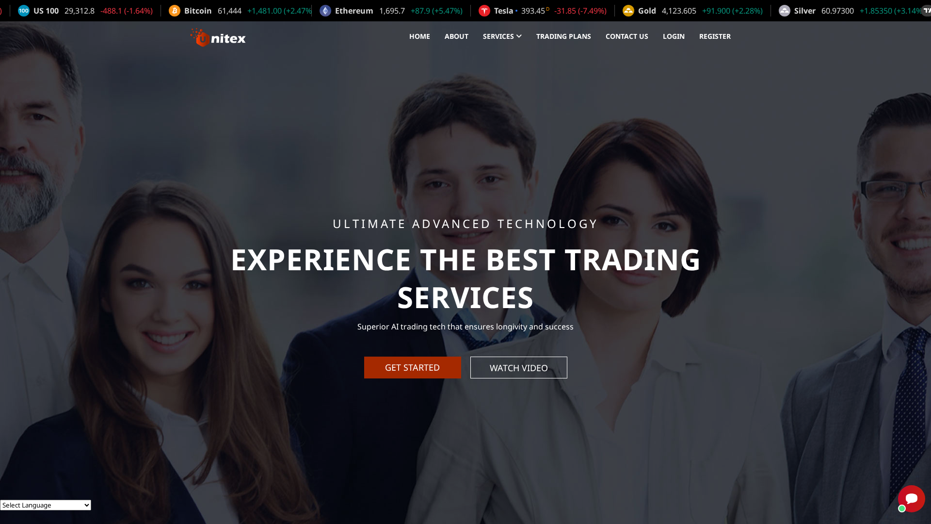 Screenshot of unitexprimes.com