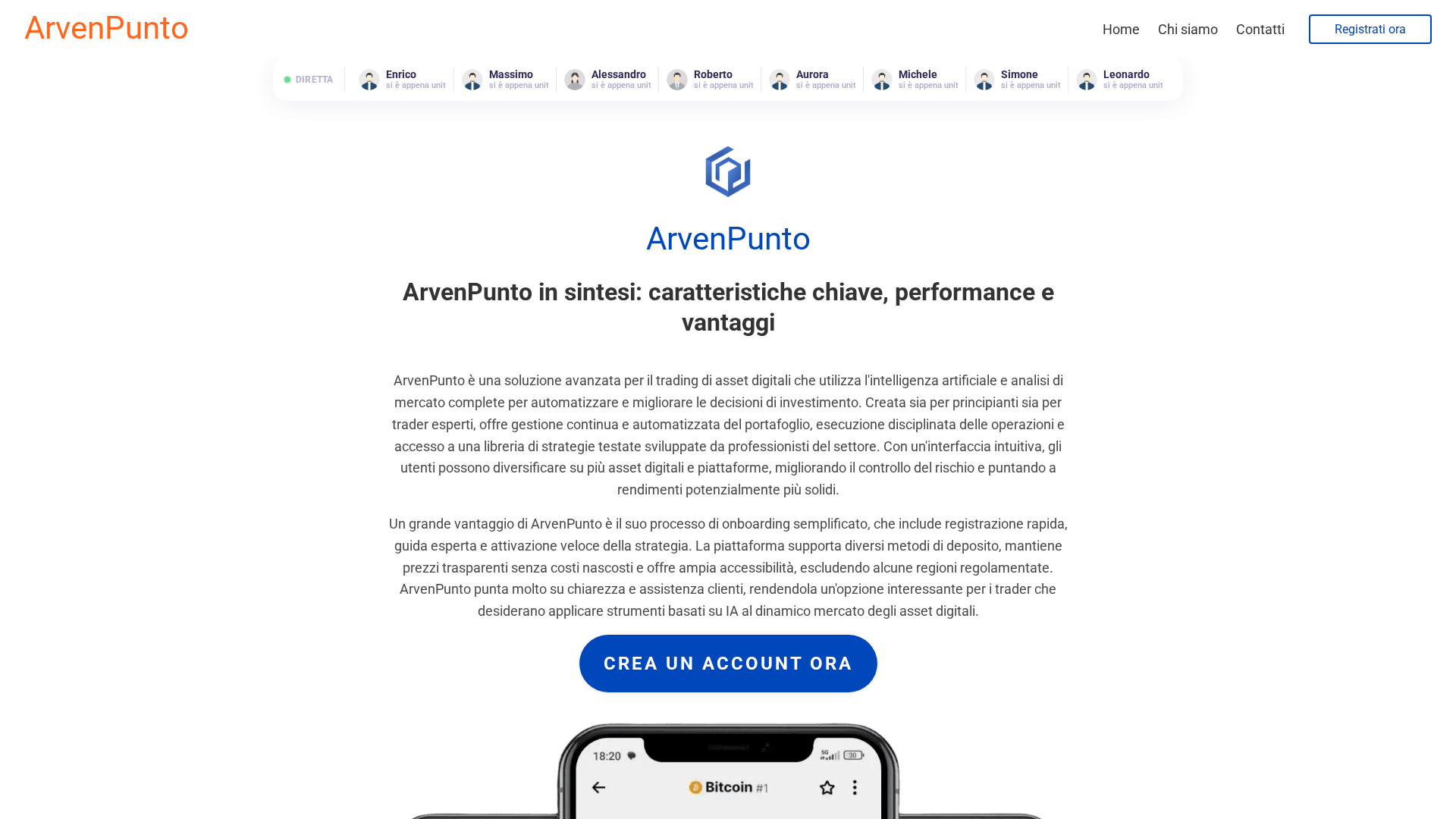 Screenshot of arvenpunto-ai.com
