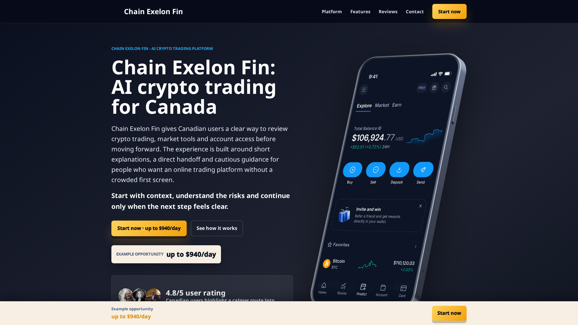 Screenshot of chainexelonfin.ca