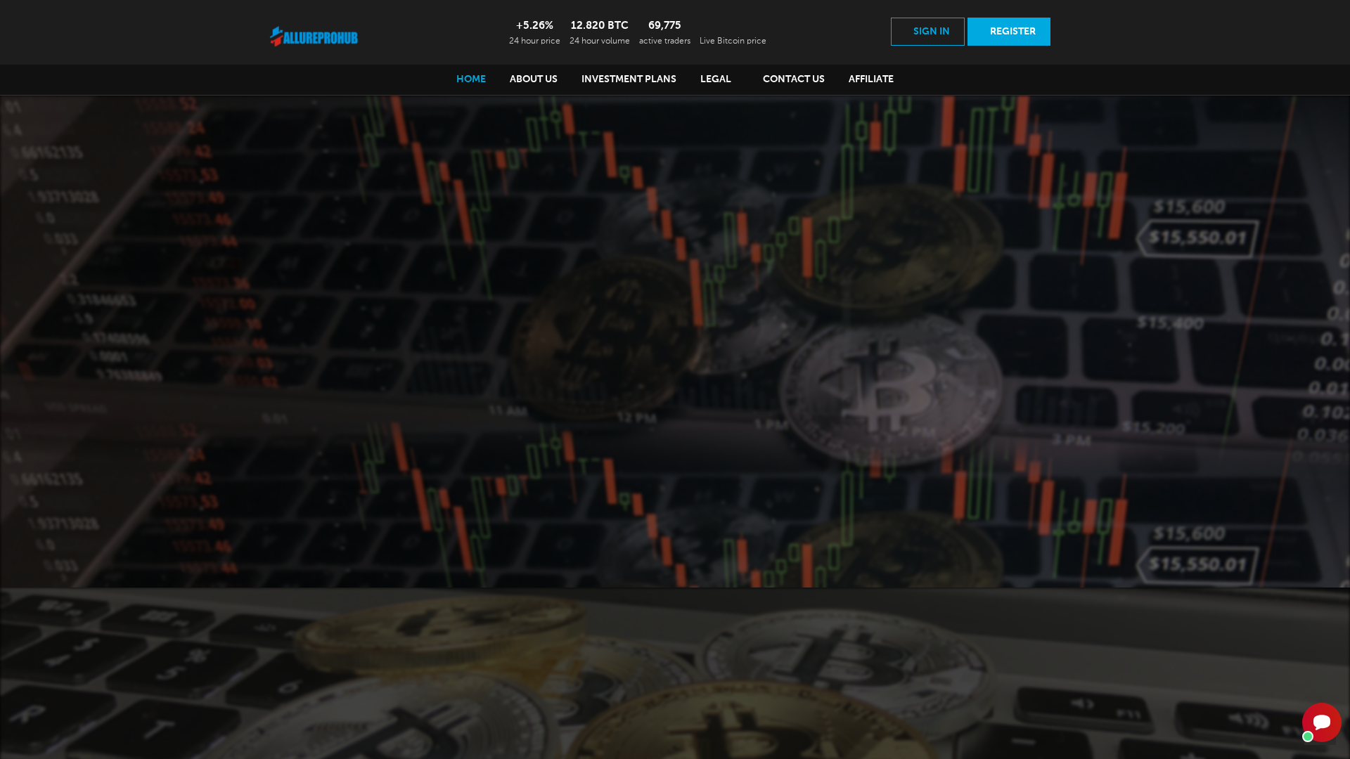 Screenshot of allureprohub.com